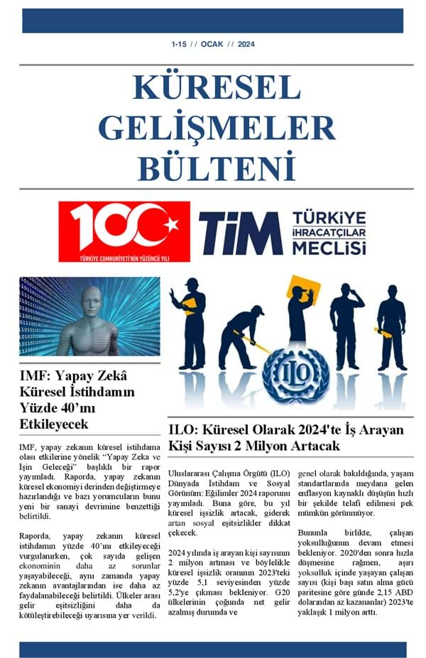 1-15 Ocak 2024 Bülteni 